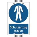 Schutzanzug tragen