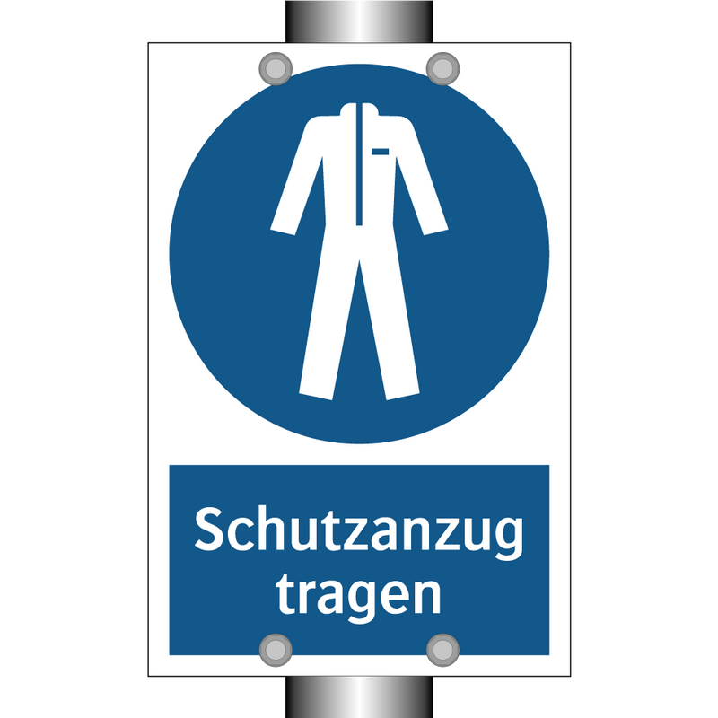 Schutzanzug tragen