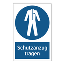 Schutzanzug tragen