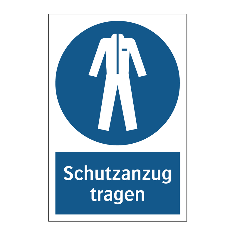 Schutzanzug tragen