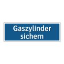 Gaszylinder sichern