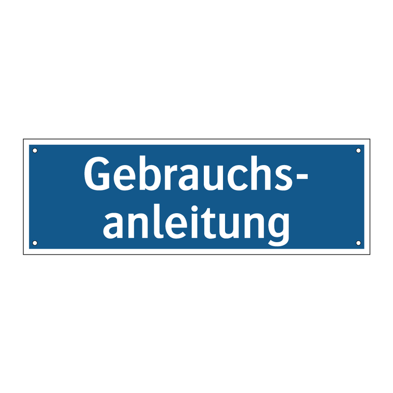 Gebrauchs- anleitung