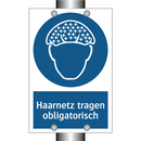 Haarnetz tragen obligatorisch