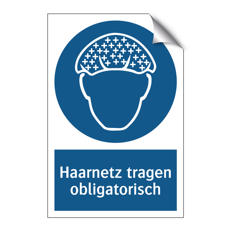 Haarnetz tragen obligatorisch