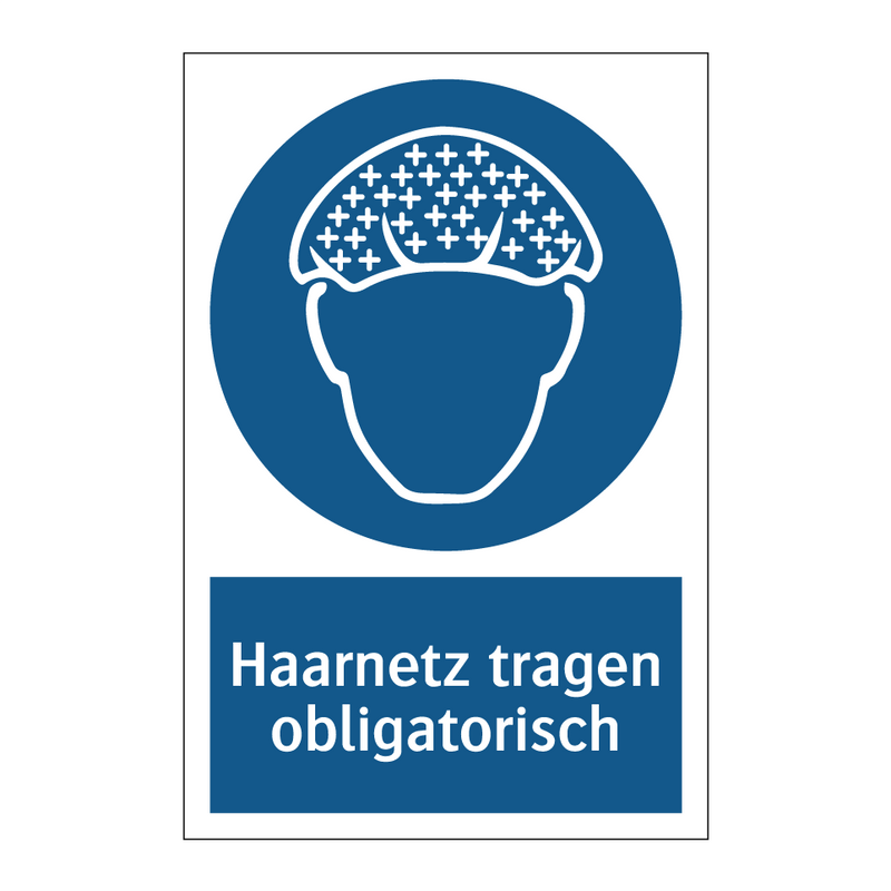 Haarnetz tragen obligatorisch