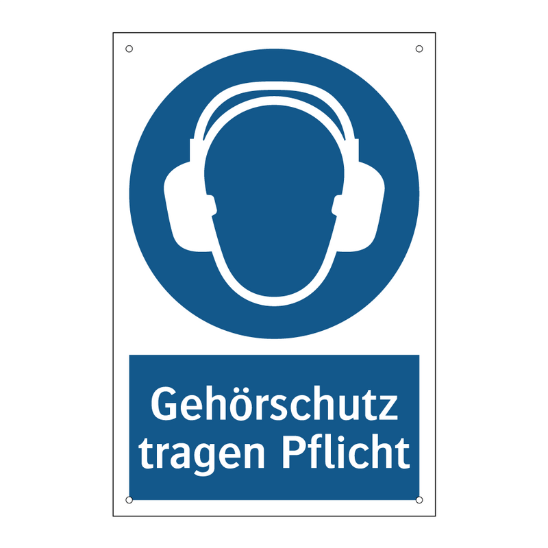 Gehörschutz tragen Pflicht