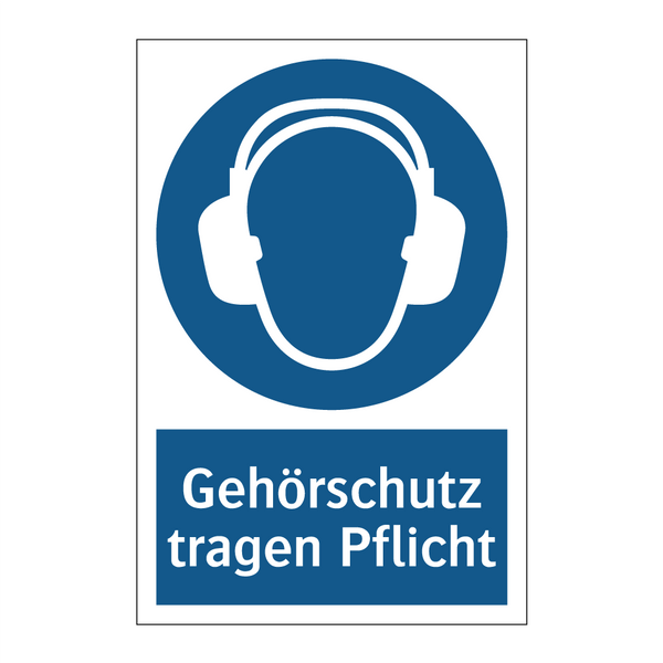 Gehörschutz tragen Pflicht