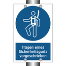 Tragen eines Sicherheitsgurts vorgeschrieben