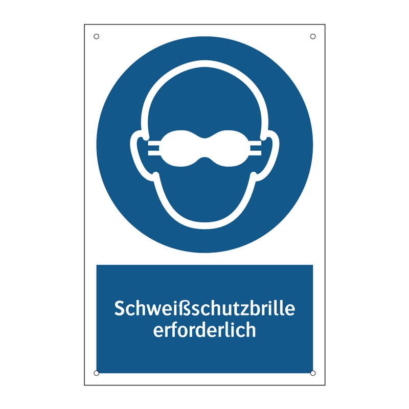 Schweißschutzbrille erforderlich