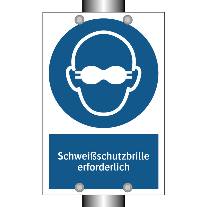 Schweißschutzbrille erforderlich