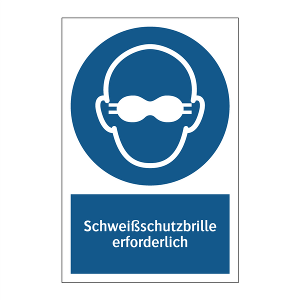 Schweißschutzbrille erforderlich
