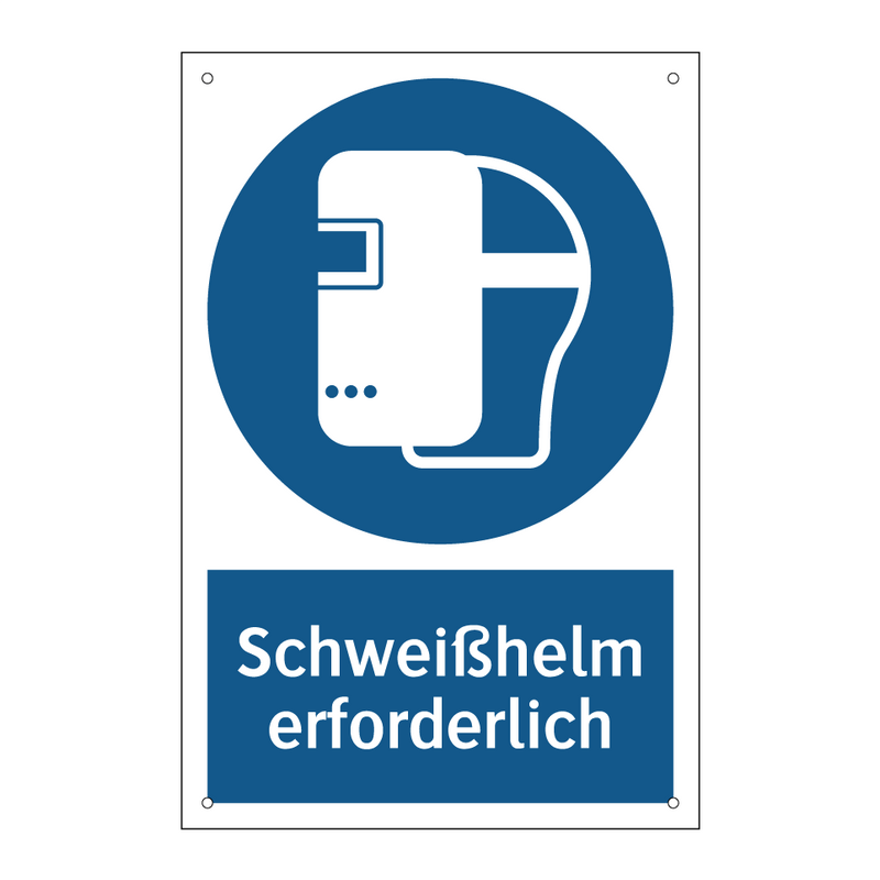 Schweißhelm erforderlich