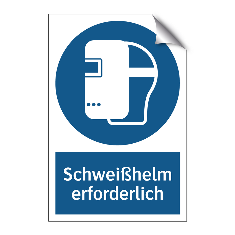 Schweißhelm erforderlich