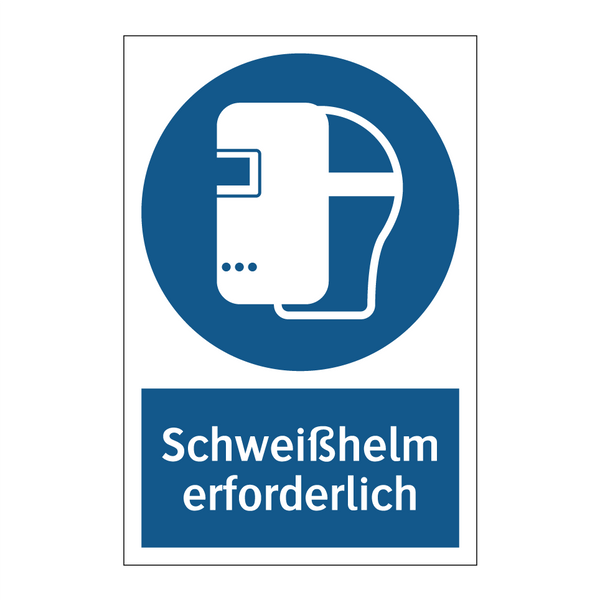Schweißhelm erforderlich
