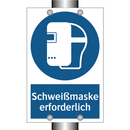 Schweißmaske erforderlich