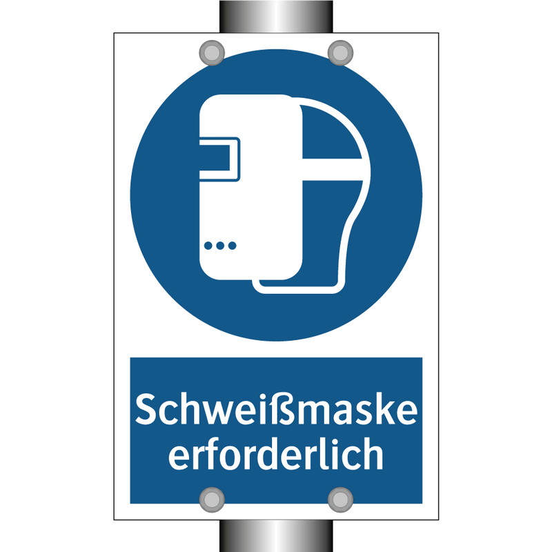Schweißmaske erforderlich