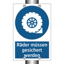 Räder müssen gesichert werden
