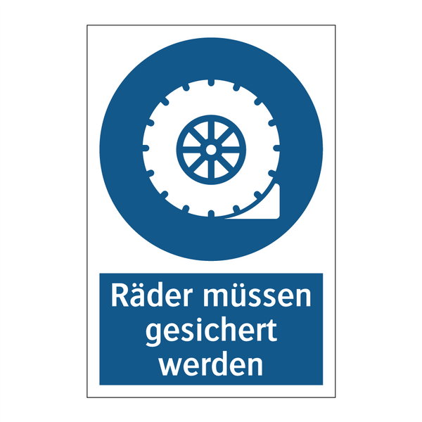 Räder müssen gesichert werden