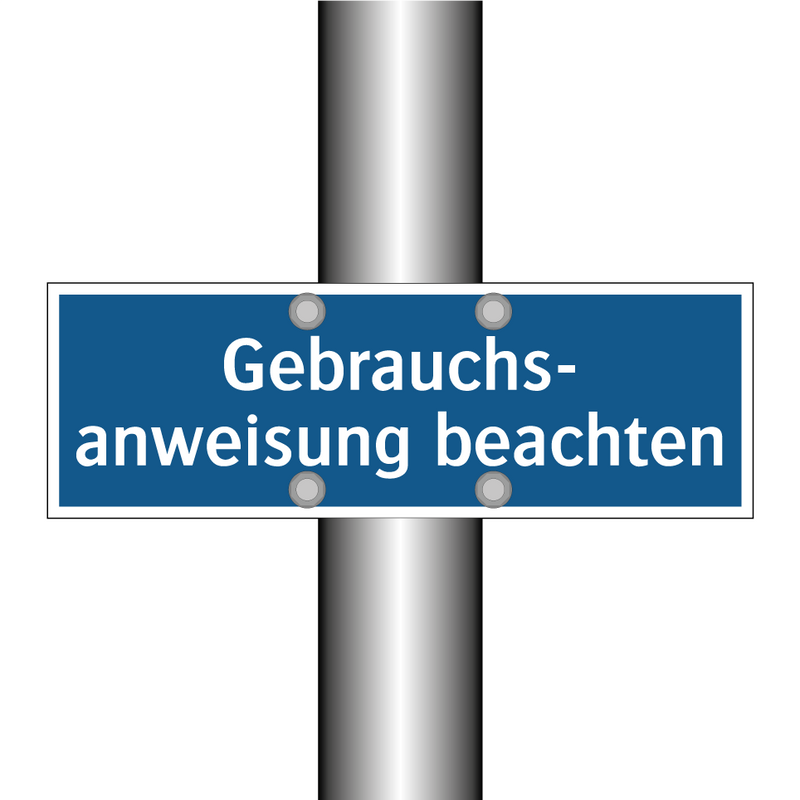 Gebrauchs- anweisung beachten