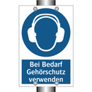 Bei Bedarf Gehörschutz verwenden