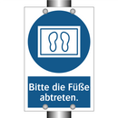 Bitte die Füße abtreten.
