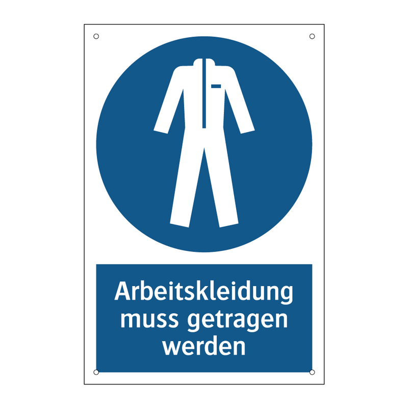 Arbeitskleidung muss getragen werden