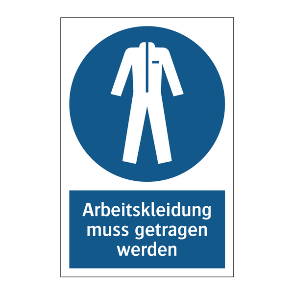 Arbeitskleidung muss getragen werden