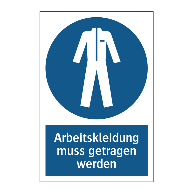 Arbeitskleidung muss getragen werden