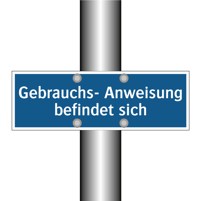 Gebrauchs- Anweisung befindet sich