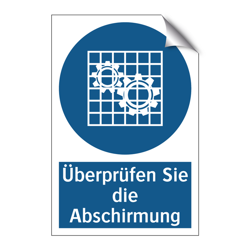 Überprüfen Sie die Abschirmung