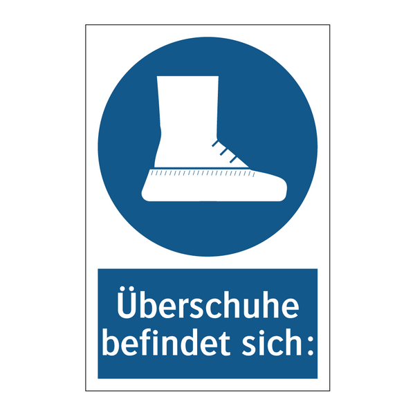 Überschuhe befindet sich: