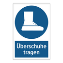Überschuhe tragen