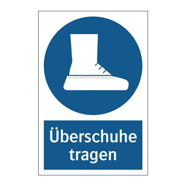 Überschuhe tragen