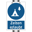 Zelten erlaubt