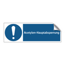 Acetylen-Hauptabsperrung