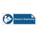 Hinweis/Anweisung
