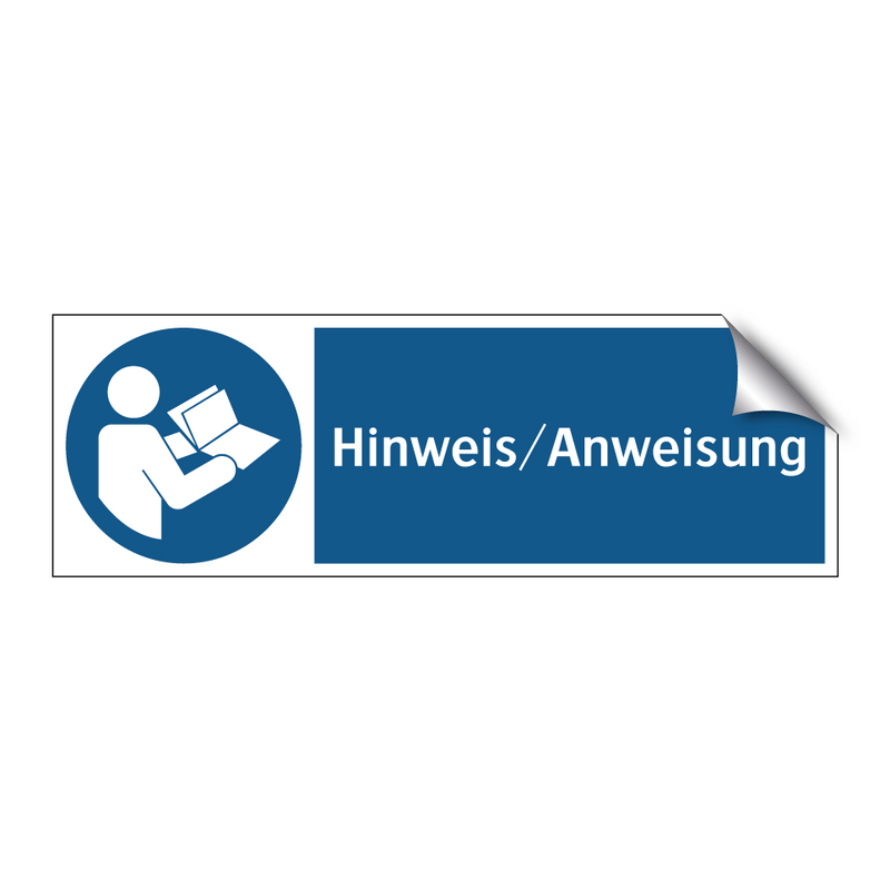Hinweis/Anweisung