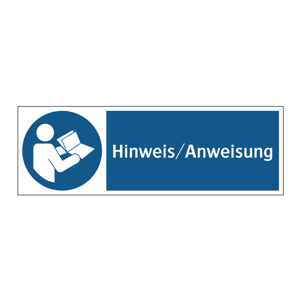 Hinweis/Anweisung