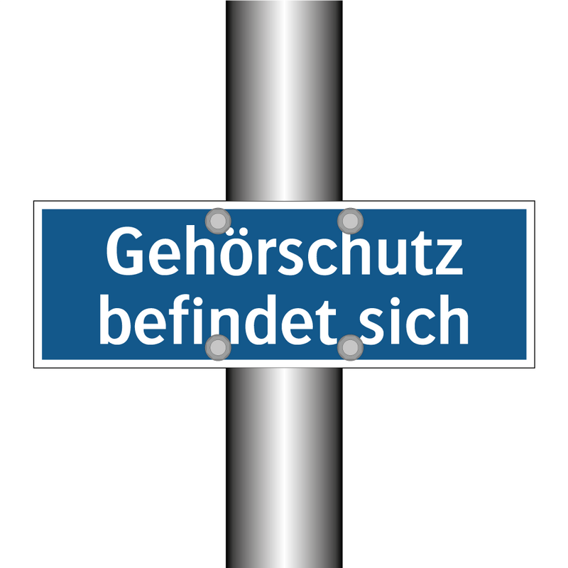 Gehörschutz befindet sich