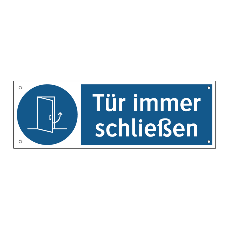 Tür immer schließen