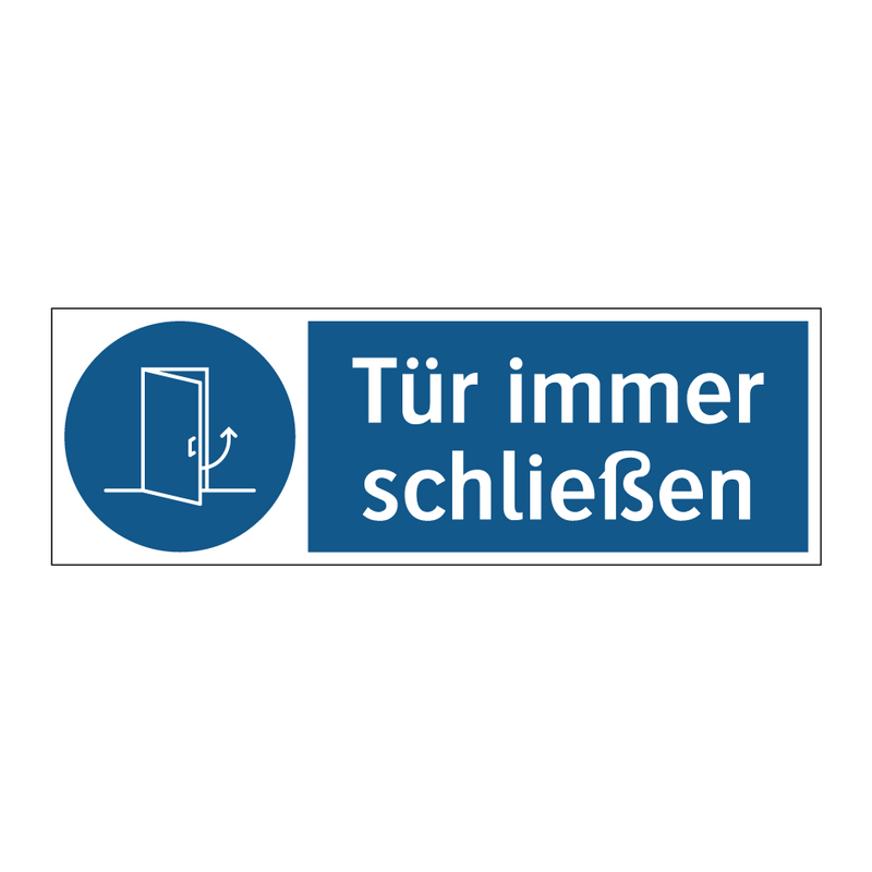 Tür immer schließen