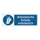 Antistatische Schuhe erforderlich