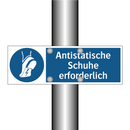 Antistatische Schuhe erforderlich