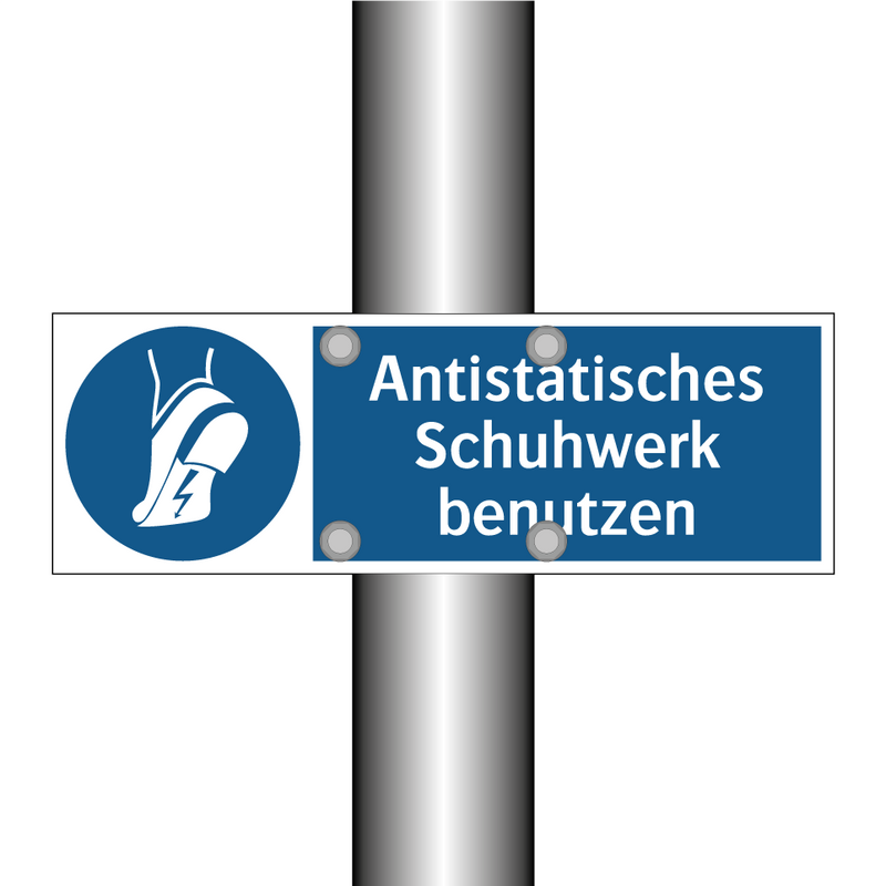 Antistatisches Schuhwerk benutzen