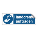 Handcreme auftragen