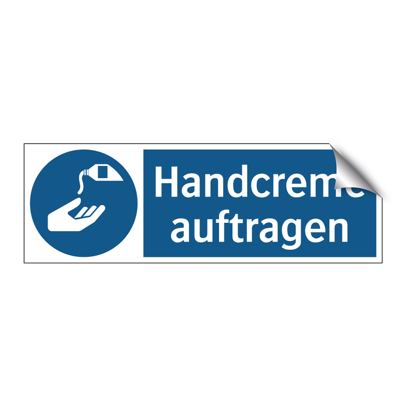 Handcreme auftragen