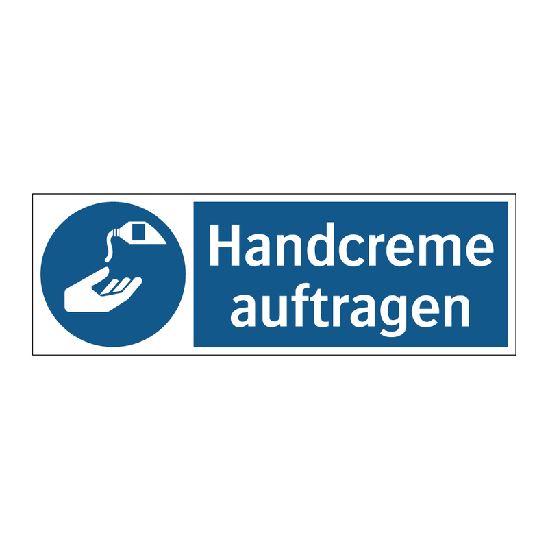 Handcreme auftragen