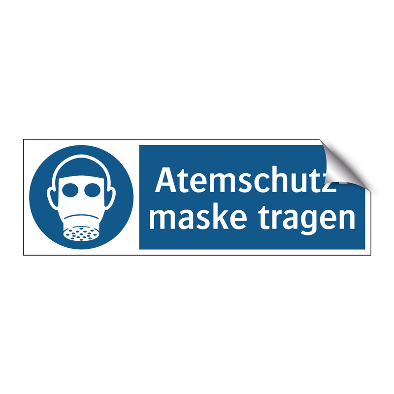 Atemschutz- maske tragen