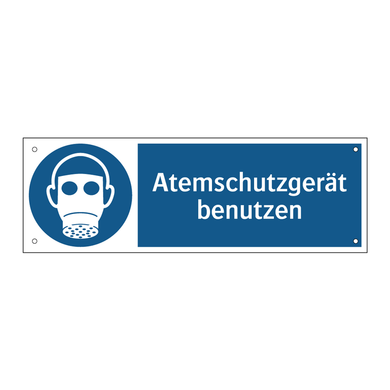 Atemschutzgerät benutzen
