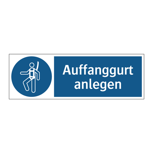 Auffanggurt anlegen